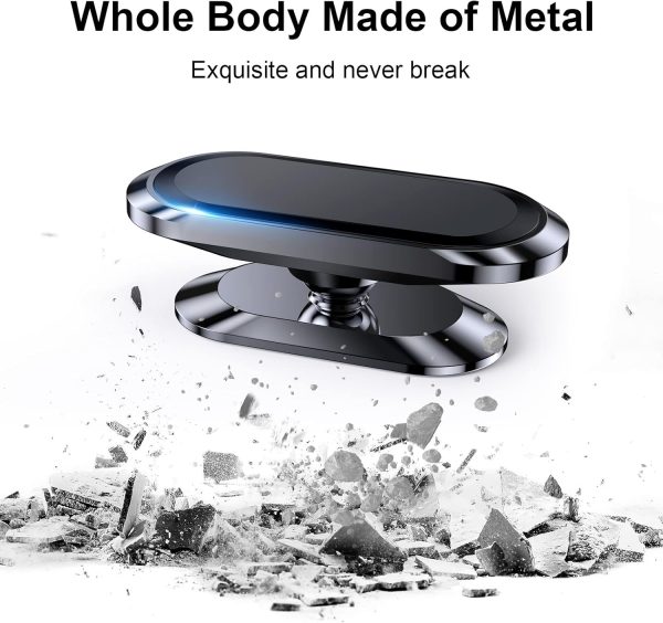 【2-PACK】Magnetic phone holder for car, [ Super Strong Magnet... - Image 3