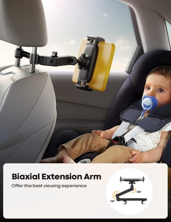 Lamicall Car Headrest Tablet Holder - [Extension Arm] Adjust... - Image 2