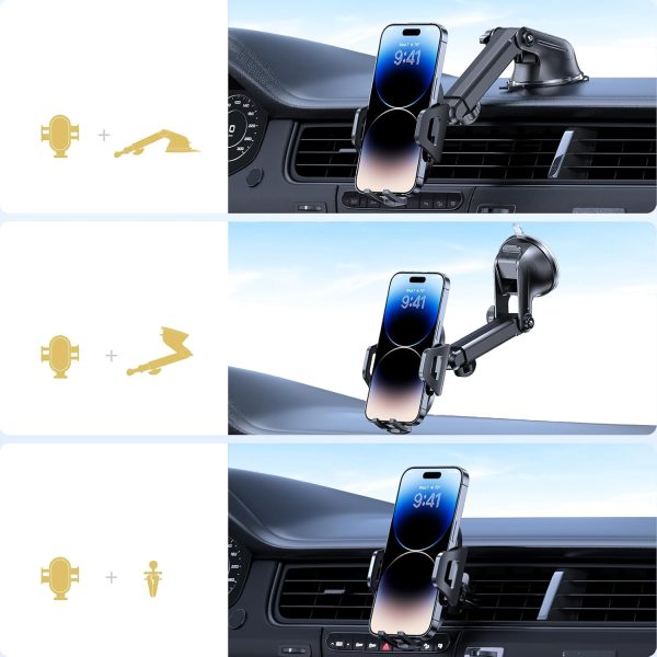 Miracase Phone Holders for Your Car, Multifunctional Car Pho... - Image 2