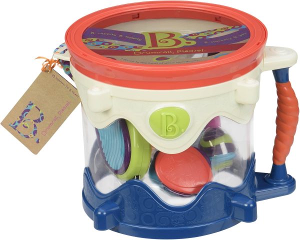 B. Toys – Musical Drum – 7 Instruments Toy Drum Kit – Drumro... - Image 4