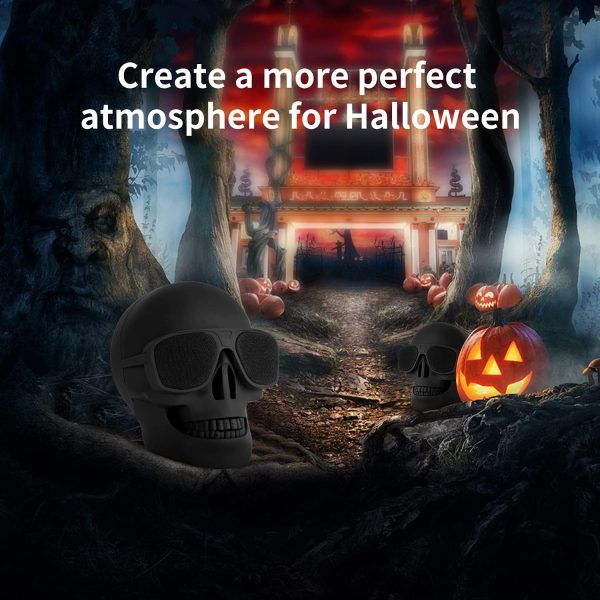 Skull Head Speaker Portable Bluetooth Speakers 8W Output Bas... - Image 7