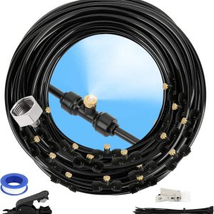 GMAULEE Misting Cooling System, DIY 33FT Misting Line + 10 B...