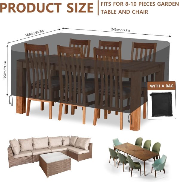 Mokani Patio Furniture Covers, Waterproof, Outdoor Furniture... - Image 5