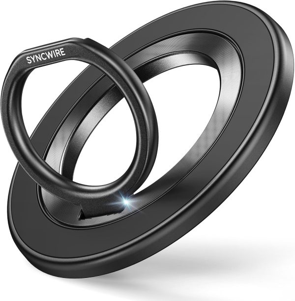 SYNCWIRE Upgraded Magnetic Phone Ring Holder for MagSafe, Ma...