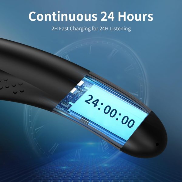 BUGANI Neckband Bluetooth Speaker, Wireless Neck Speaker Tru... - Image 5