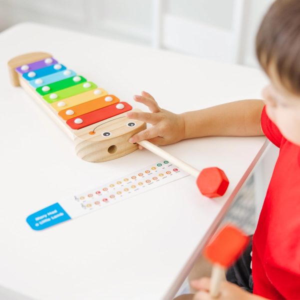 Melissa & Doug Caterpillar Xylophone Musical Toy with Wooden... - Image 2
