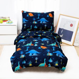 david's kids 4 Piece Toddler Bedding Set - Soft Breathable T...