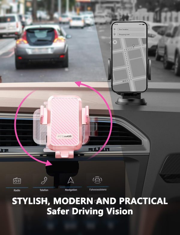 Wireless Car Charger, JOYMASS 15W Fast Charging Auto Clampin... - Image 6