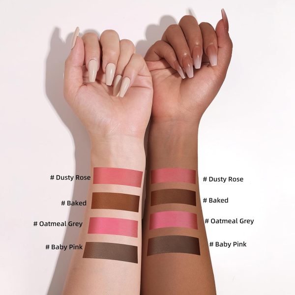 KIMUSE Cream Contour Stick Duo, Cream Blush, Bronzer Shaping... - Image 4