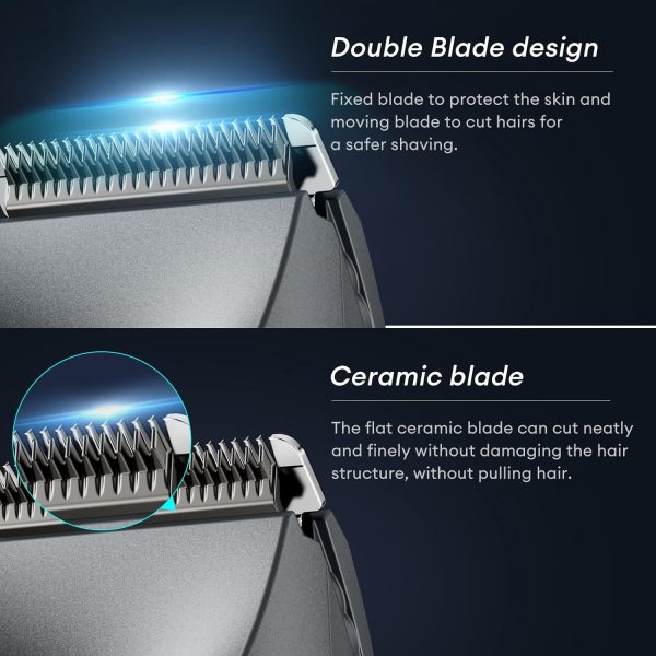 Body Hair Trimmer Men, kensen Electric Groin & Pubic Hair Tr... - Image 2