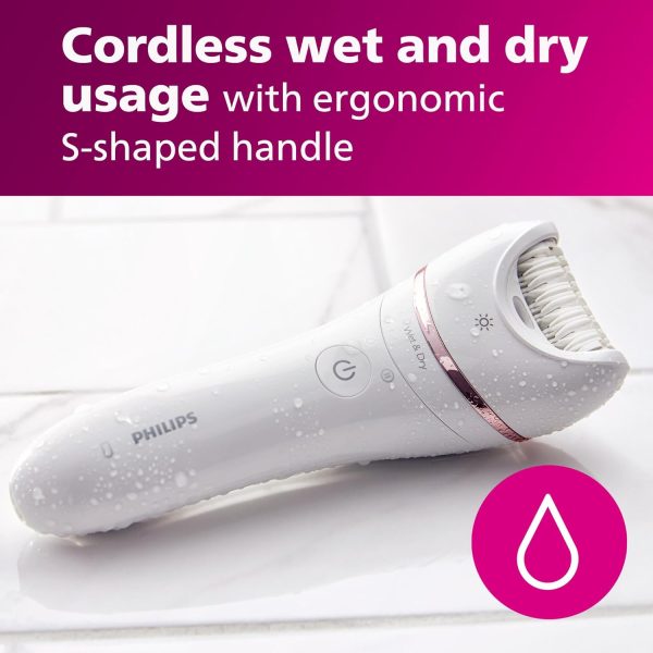 Philips Female Grooming Epilator Series 8000, Wet & Dry Epil... - Image 5