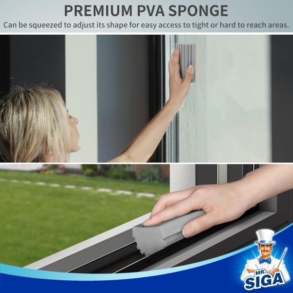 MR.SIGA Sponge Duster, Reusable Duster with Ridged Surface D... - Image 5