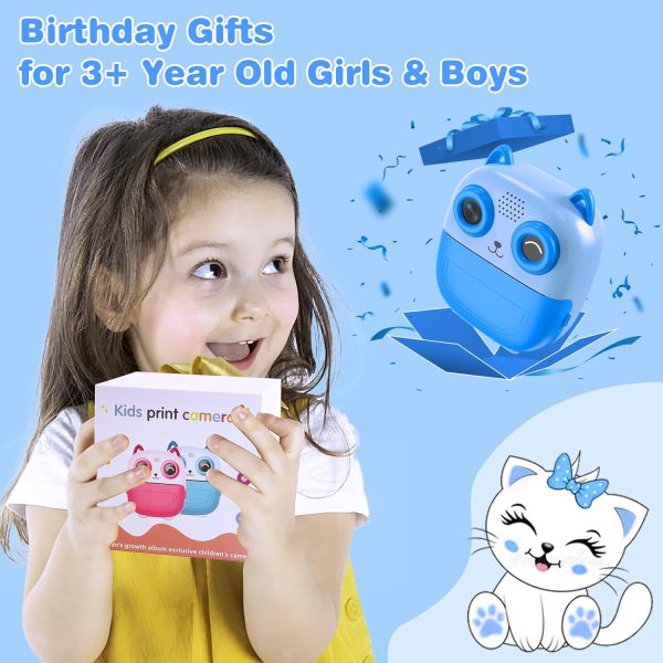 Kids Camera Instant Print, 1080P HD Video 48MP Photo Digital... - Image 6