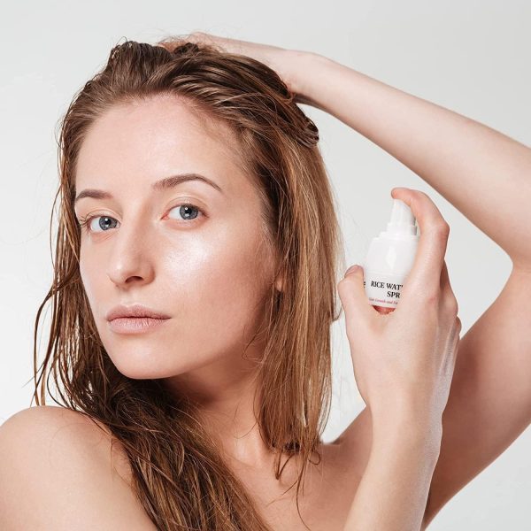 Hair Serum: Rice Water, Rosemary Oil, Castor Oil for Thicker... - Image 2