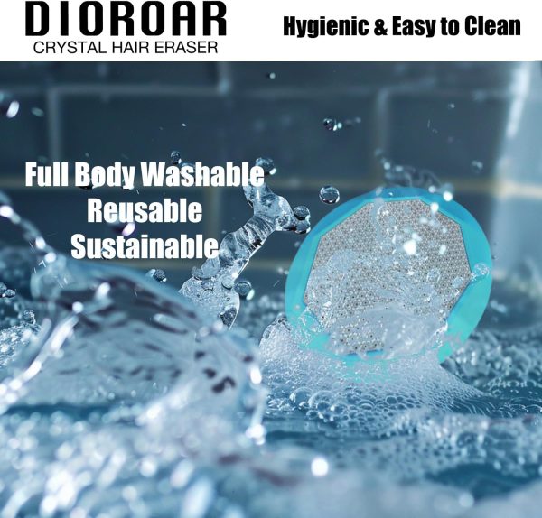 DIOROAR Crystal Hair Eraser for Women,Upgraded Painless Crys... - Image 6