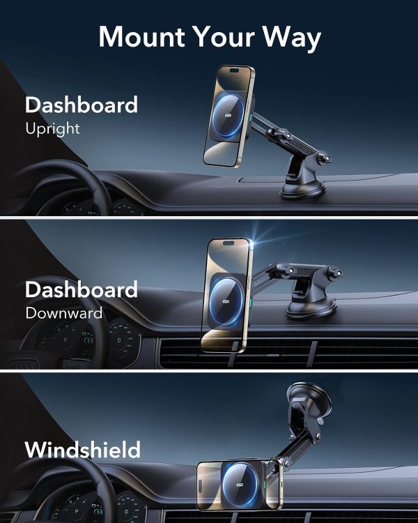 ESR for 15W MagSafe Car Mount Charger, Dashboard/Windshield ... - Image 2