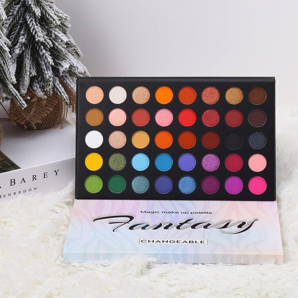 Pro Highly Pigmented Eyeshadow Palette, Natural Matte Shimme... - Image 7