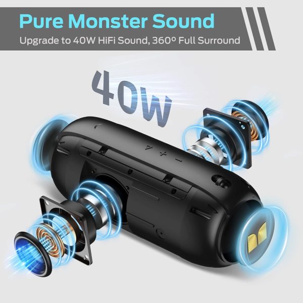 Monster S320 Bluetooth Speaker, Portable Bluetooth Speaker, ... - Image 2