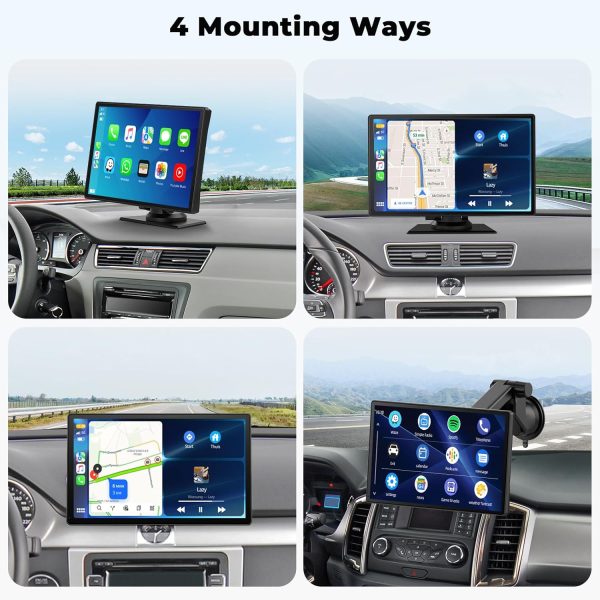 Volam 9'' Apple Carplay Screen for Car, Compatible with Appl... - Image 7