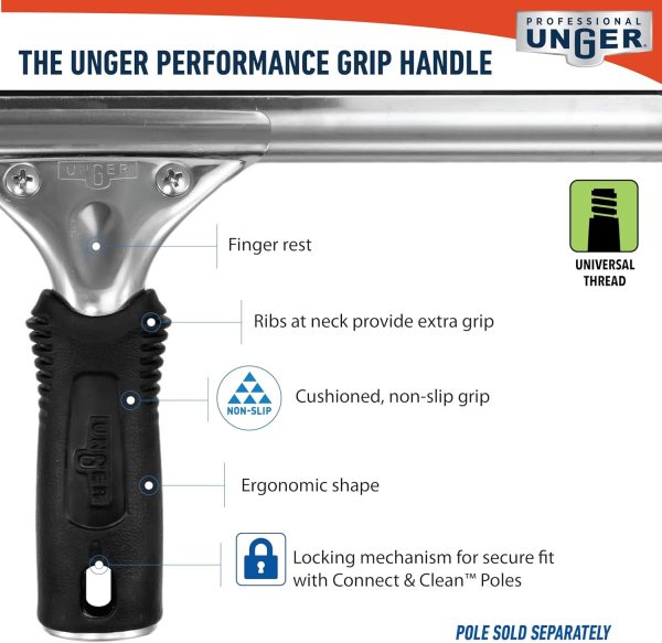 Unger Professional Connect and Clean 12” Performance Squeege... - Image 9