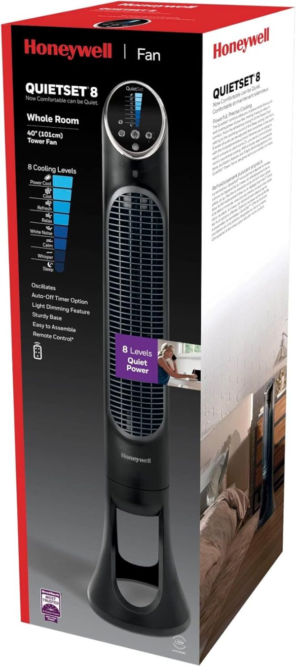 Honeywell HYF290BCM1 QuietSet® 8 Whole Room 40” Tall Tower F... - Image 11