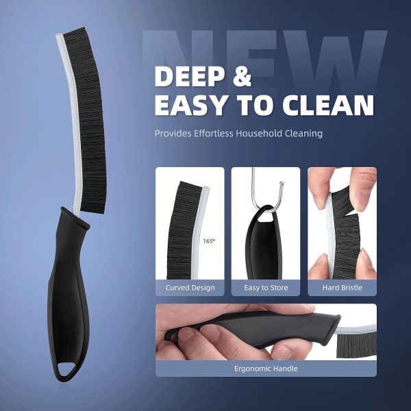 Cleangor Crevice Cleaning Brushes, Cleaner Scrub Brush Tool ... - Image 5