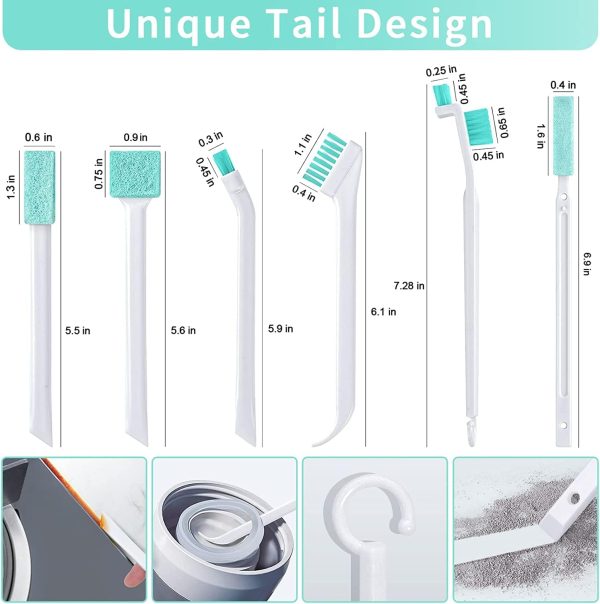 Lumkew Small Cleaning Brushes for Small Spaces, Tiny Househo... - Image 7
