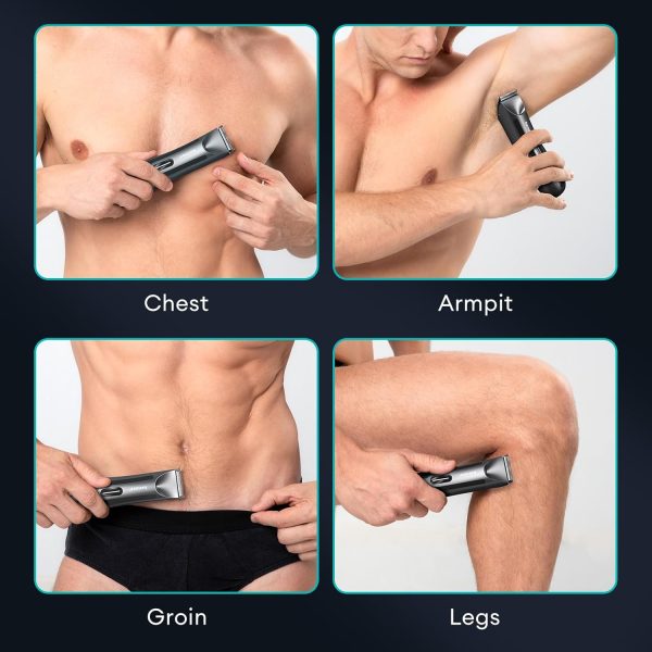 Body Hair Trimmer Men, kensen Electric Groin & Pubic Hair Tr... - Image 5