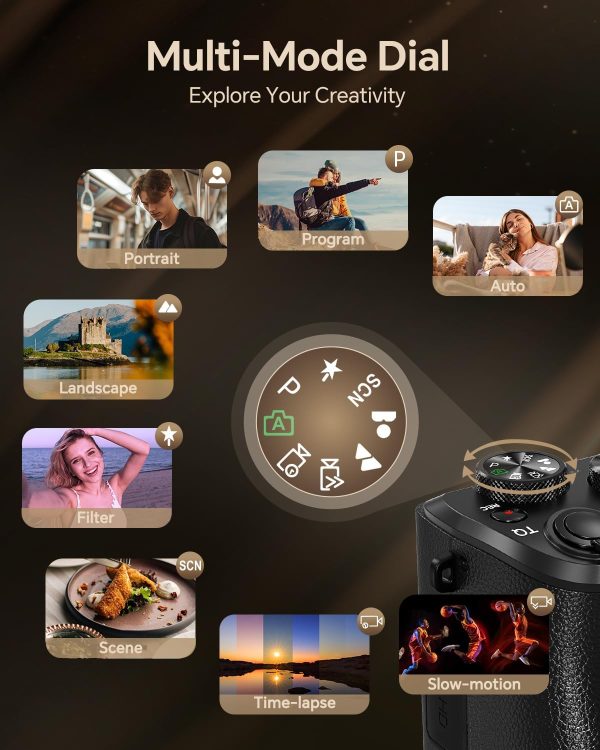 Fulealfly 8K Digital Camera for Photography, 88MP Autofocus ... - Image 8