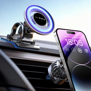 LISEN 2-in-1 for MagSafe Car Mount Vent/Dashboard Magnetic P...