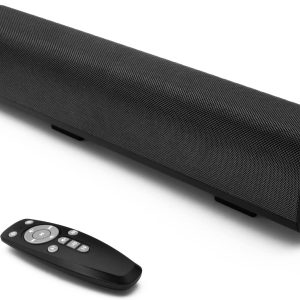 Small Soundbar for TV, AUEEDS 50W 16-Inch Ultra Slim Mini Su...