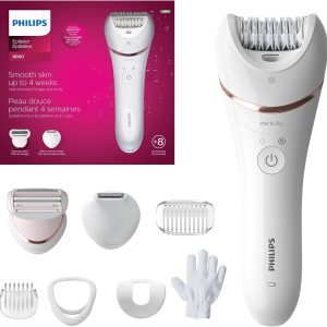 Philips Female Grooming Epilator Series 8000, Wet & Dry Epil...