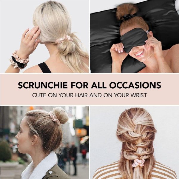 Kitsch Satin Scrunchies for Women - No Crease Hair Ties for ... - Image 6