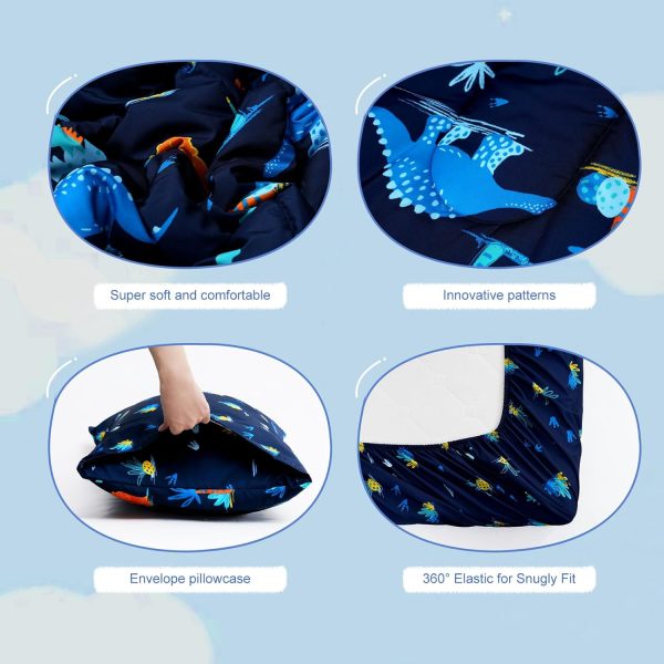 david's kids 4 Piece Toddler Bedding Set - Soft Breathable T... - Image 3