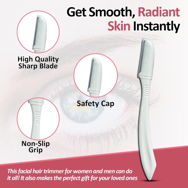 3pc,tufang eyebrow, Facial Razor, Women disposable shaving r... - Image 5
