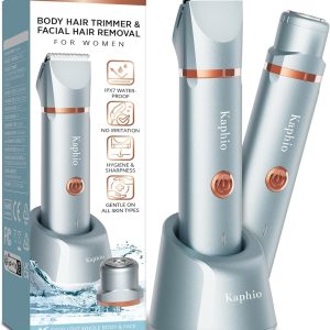 Electric Bikini Trimer Shaver Women: 2 in 1 IPX7 Waterproof ...