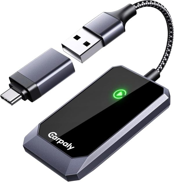 Dofash Wireless Carplay Adapter, Converts Wired to Wireless ...