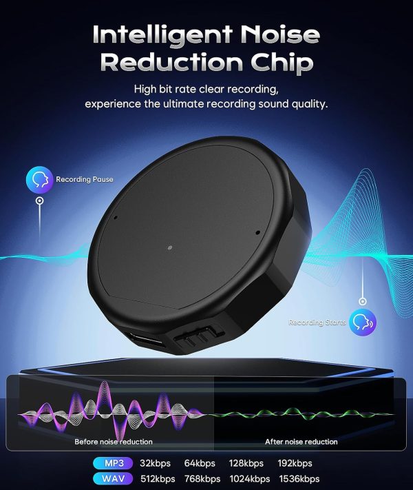 136GB (9600 Hour) Magnetic Voice Activated Recorder - Muluku... - Image 4