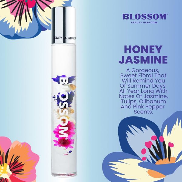 Blossom Roll on Rollerball Perfume Oil, Natural Ingredients,... - Image 2