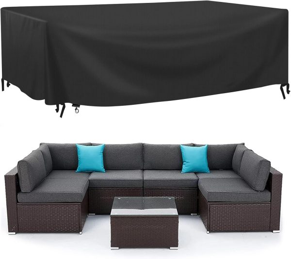 Mokani Patio Furniture Covers, Waterproof, Outdoor Furniture...