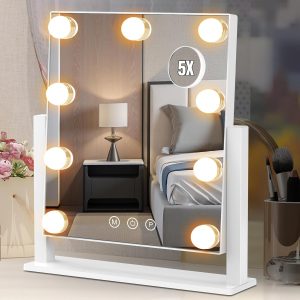 Vanity Mirror with Lights, Hollywood Lighted Makeup Mirror w...