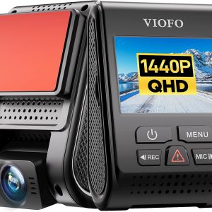 VIOFO A119 V3 Dash Cam 2K, GPS, True HDR, Buffered Parking M...