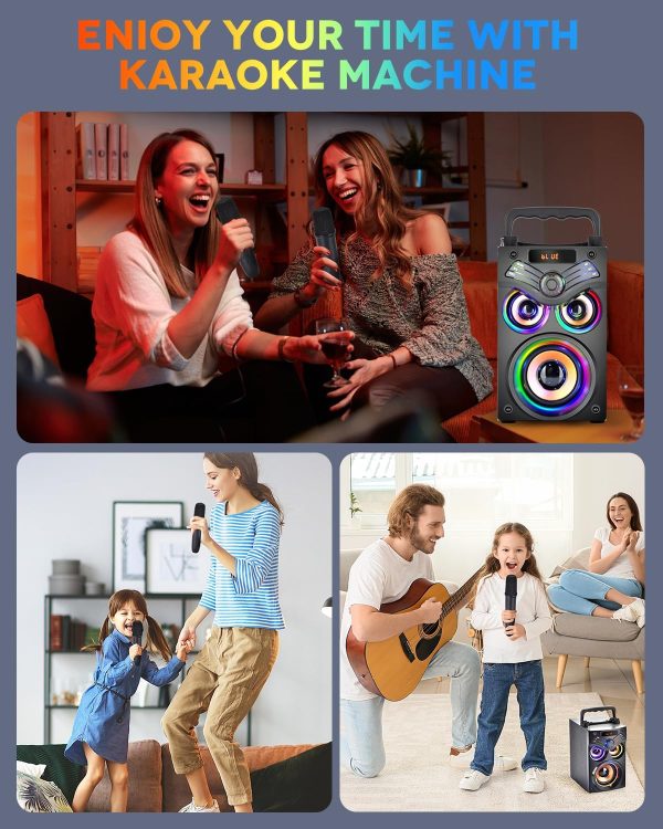 Bluetooth Speaker,15W Bluetooth Wireless Speaker with LED Li... - Image 5
