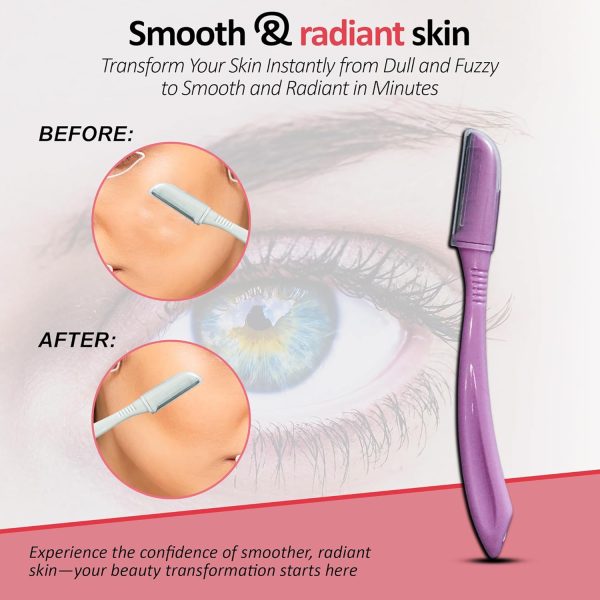 3pc,tufang eyebrow, Facial Razor, Women disposable shaving r... - Image 6