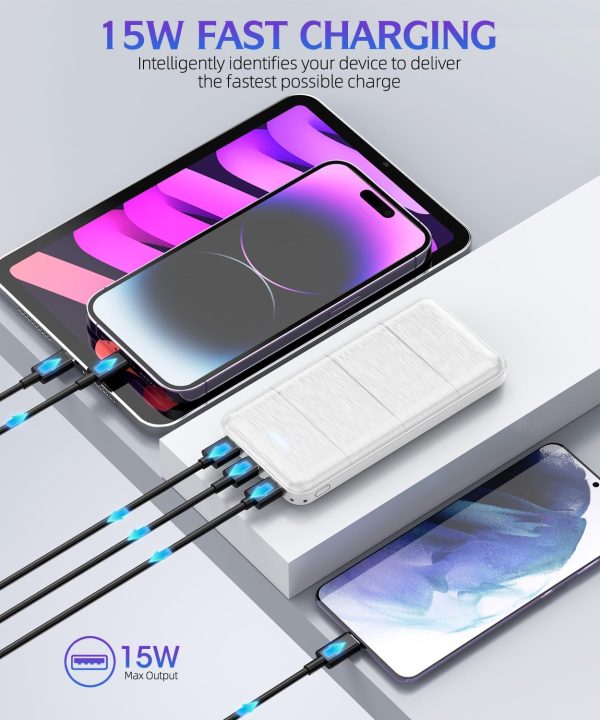 Portable-Charger-Power-Bank - 2 Pack 15000mAh Dual USB Power... - Image 5