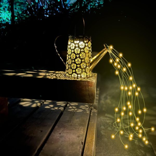 Solar Lights Outdoor Waterproof, Solar Watering Can Lights G... - Image 2