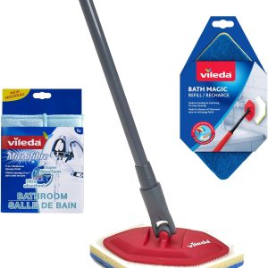 Vileda Bathroom Cleansing Supplies Set | Includes 1 Magic Mo...