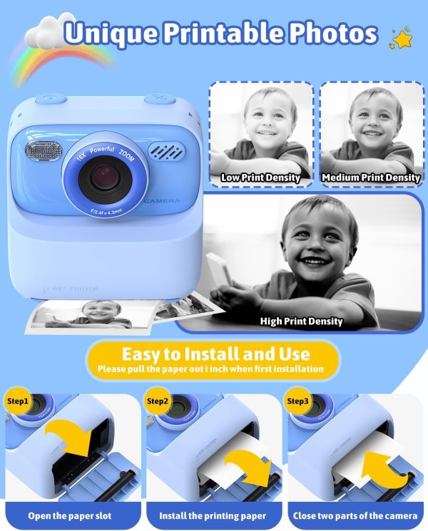 Mgaolo Kids Camera Instant Print Photo,Children Digital Came... - Image 6