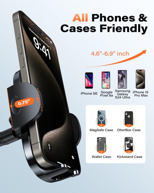 APPS2Car Cell Phone Holder for Car Dashboard Windshield Phon... - Image 6