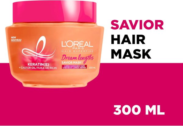 L’Oréal Paris Dream Lengths Savior Mask, Hair Mask for Long ... - Image 2
